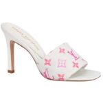 Louis Vuitton LV Women Revival Mule Pink Monogram-Debossed Lamb Leather 9.5 CM Heel - Image 2