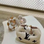 Louis Vuitton LV Women SKI Over The Moon Cream Brown Shearling Cowhide-Leather Textile Lining - Image 3