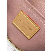 Louis Vuitton LV Women Seedy Bandoulière 20 Monogram Dune Coated Canvas Padlock Double Zip Closure (9)