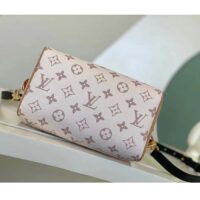 Louis Vuitton LV Women Seedy Bandoulière 20 Monogram Dune Coated Canvas Padlock Double Zip Closure (9)