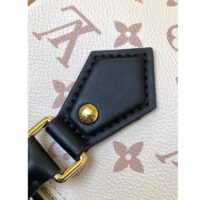 Louis Vuitton LV Women Seedy Bandoulière 20 Monogram Dune Coated Canvas Padlock Double Zip Closure (9)