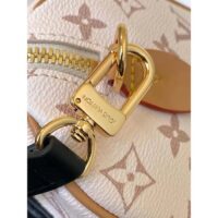 Louis Vuitton LV Women Seedy Bandoulière 20 Monogram Dune Coated Canvas Padlock Double Zip Closure (9)