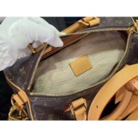 Louis Vuitton LV Women Speedy P9 Bandoulière 25 Monogram Soft Calfskin Natural Cowhide-Leather (4)