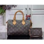 Louis Vuitton LV Unisex Speedy P9 Bandoulière 25 Monogram Soft Calfskin Natural Cowhide-Leather - Image 2