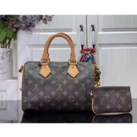 Louis Vuitton LV Women Speedy P9 Bandoulière 25 Monogram Soft Calfskin Natural Cowhide-Leather (4)