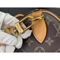 Louis Vuitton LV Women Speedy P9 Bandoulière 25 Monogram Soft Calfskin Natural Cowhide-Leather (4)