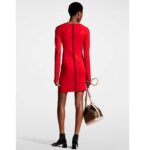 Louis Vuitton LV Women Sporty Mesh Accent Dress Bright Red Black Regular Fit - Image 14