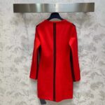 Louis Vuitton LV Women Sporty Mesh Accent Dress Bright Red Black Regular Fit - Image 3