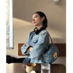 Louis Vuitton LV Women Sunset Denim Blue Monogram Global Organic Textile-Certified Cotton Canvas - Image 12