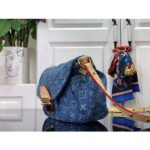 Louis Vuitton LV Women Sunset Denim Blue Monogram Global Organic Textile-Certified Cotton Canvas - Image 5