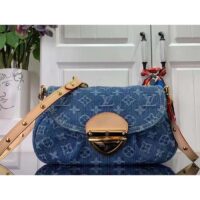 Louis Vuitton LV Women Sunset Denim Blue Monogram Global Organic Textile-Certified Cotton Canvas (7)