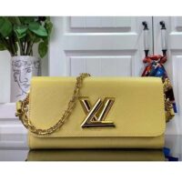 Louis Vuitton LV Women Twist West Banana Yellow Epi Grained Cowhide Leather M24548 (3)