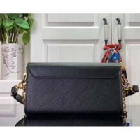 Louis Vuitton LV Women Twist West Black Epi Grained Cowhide Leather M24549 (3)