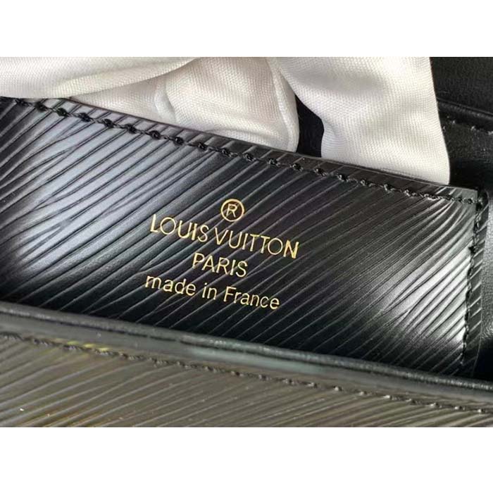 Louis Vuitton LV Women Twist West Black Epi Grained Cowhide Leather M24549 (6)
