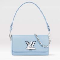 Louis Vuitton LV Women Twist West Candy Blue Epi Grained Cowhide Leather M24566 (6)