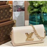 Louis Vuitton LV Women Twist West Quartz White Epi Grained Cowhide Leather M24550 (6)