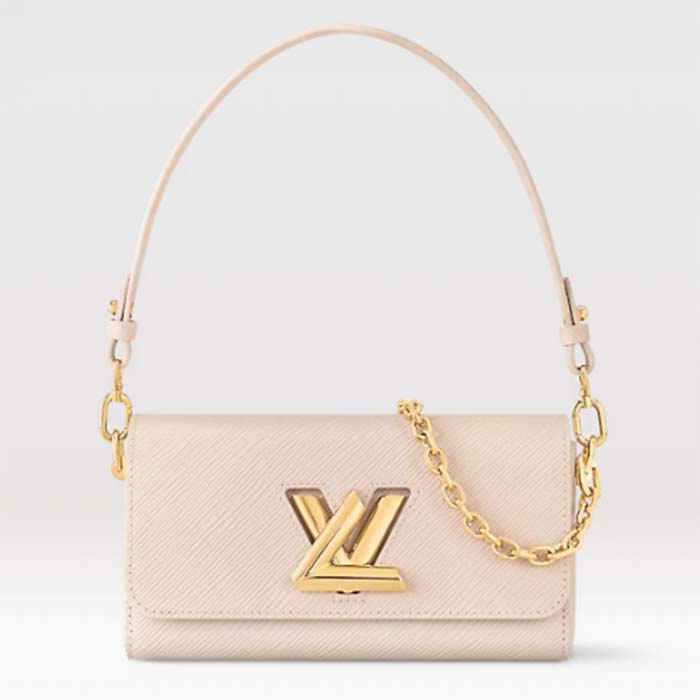 Louis Vuitton LV Women Twist West Quartz White Epi Grained Cowhide Leather M24550