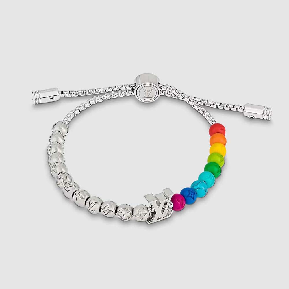 Louis Vuitton Men LV Beads Bracelet