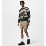 Louis Vuitton Men LV Damier Cotton Jacquard Pullover Regular Fit Allover Damoflage Multicolor - immagine 11