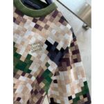 Louis Vuitton Men LV Damier Cotton Jacquard Pullover Regular Fit Allover Damoflage Multicolor - immagine 6