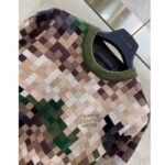 Louis Vuitton Men LV Damier Cotton Jacquard Pullover Regular Fit Allover Damoflage Multicolor - immagine 4