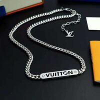 Louis Vuitton Men LV ID Necklace (1)