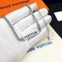 Louis Vuitton Men LV ID Necklace (1)