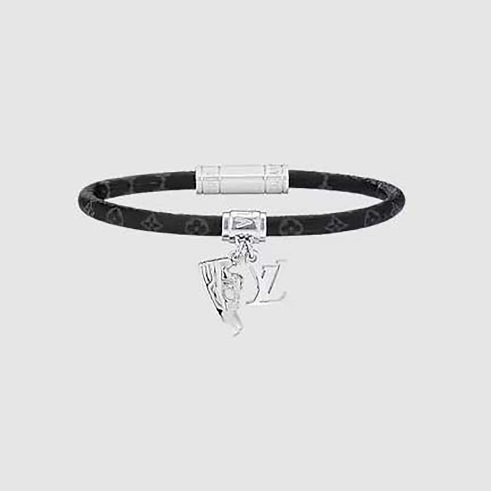 Louis Vuitton Men LV Icon Trainer Leather Bracelet