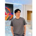 Louis Vuitton Men LV SKI Monogram Gradient Cotton T-Shirt Regular Fit Ribbed Neck Volcanic Ash - Image 10