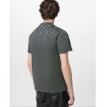 Louis Vuitton Men LV SKI Monogram Gradient Cotton T-Shirt Regular Fit Ribbed Neck Volcanic Ash - Image 15