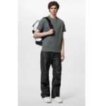 Louis Vuitton Men LV SKI Monogram Gradient Cotton T-Shirt Regular Fit Ribbed Neck Volcanic Ash - Image 12