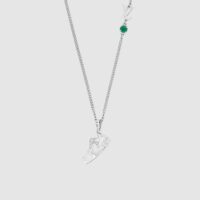 Louis Vuitton Men LV Trainer Strass Necklace-Green (1)