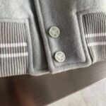 Louis Vuitton Men LV Varsity Leather Blouson Cropped Fit Epi Leather Sleeves Shirt Collar Cotton Wool - Imagen 9