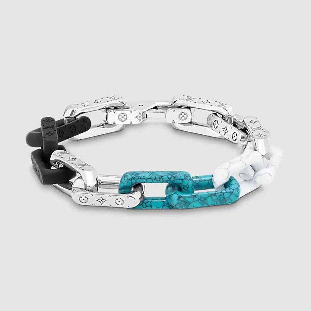 Louis Vuitton Men Monogram Chain Bracelet