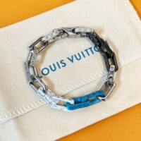 Louis Vuitton Men Monogram Chain Bracelet (1)