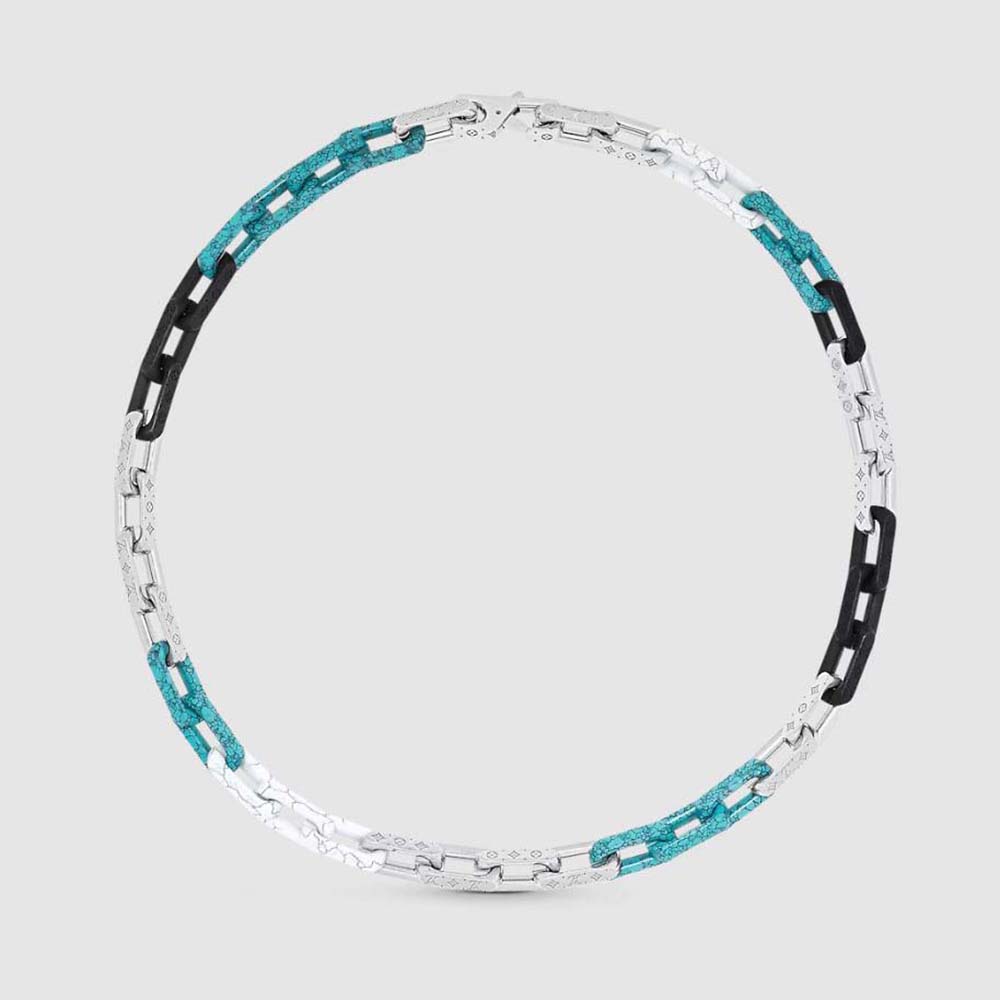 Louis Vuitton Men Monogram Chain Necklace