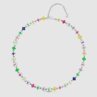 Louis Vuitton Men Monogram Colours Necklace (1)