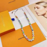 Louis Vuitton Men Monogram Colours Necklace (1)