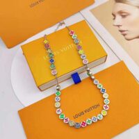 Louis Vuitton Men Monogram Colours Necklace (1)
