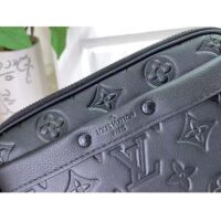 Louis Vuitton Unisex LV Alpha Wearable Wallet Monogram Shadow Cowhide Leather Black (9)