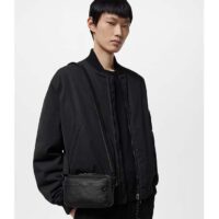 Louis Vuitton Unisex LV Alpha Wearable Wallet Monogram Shadow Cowhide Leather Black (9)