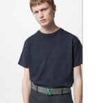 Louis Vuitton Unisex LV Line 40 MM Reversible Belt Green Monogram Eclipse Reverse Coated Canvas Calf Leather - Imagen 10