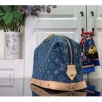 Louis Vuitton Unisex Pochette Cosmétique GM Bleu Denim Blue Monogram Global Organic Textile-Certified Cotton Canvas - Image 4