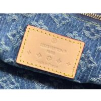 Louis Vuitton Unisex Pochette Cosmétique GM Bleu Denim Blue Monogram Global Organic Textile-Certified Cotton Canvas (9)