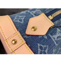 Louis Vuitton Unisex Pochette Cosmétique GM Bleu Denim Blue Monogram Global Organic Textile-Certified Cotton Canvas (9)