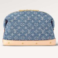 Louis Vuitton Unisex Pochette Cosmétique GM Bleu Denim Blue Monogram Global Organic Textile-Certified Cotton Canvas (9)