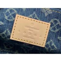 Louis Vuitton Unisex Pochette Cosmétique PM Bleu Denim Blue Monogram Global Organic Textile-Certified Cotton Canvas (2)