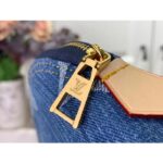 Louis Vuitton Unisex Pochette Cosmétique PM Bleu Denim Blue Monogram Global Organic Textile-Certified Cotton Canvas – Image 8