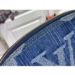 Louis Vuitton Unisex Pochette Cosmétique PM Bleu Denim Blue Monogram Global Organic Textile-Certified Cotton Canvas – Image 9