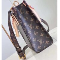 Louis Vuitton Unisex Sac Plat BB Handbag Brown Monogram Coated Canvas Textile Lining (2)